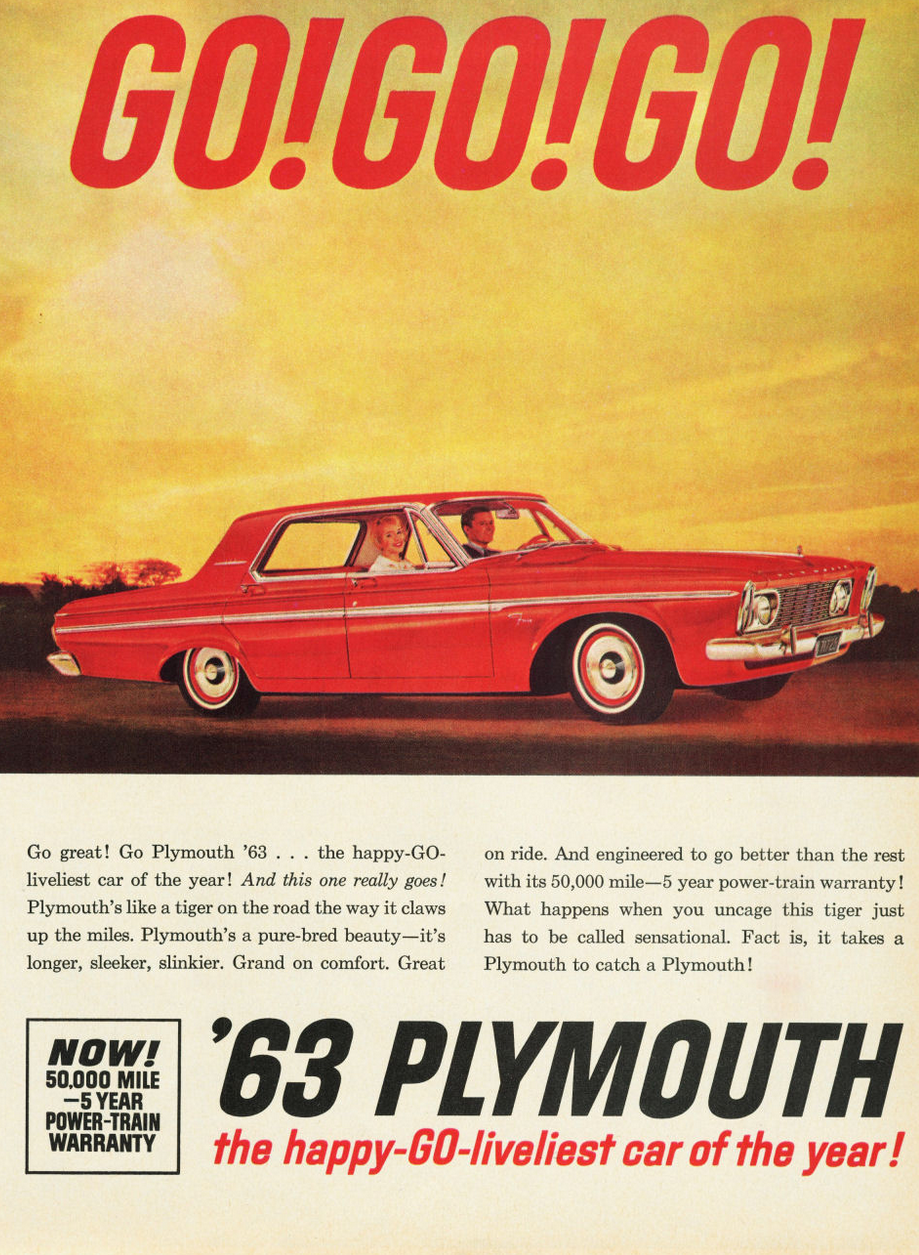 Model Year Madness 10 Classic Ads From 1963 The Daily