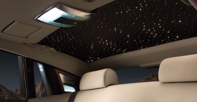 The starlight headliner on the Phantom Sedan—an $8,100 option