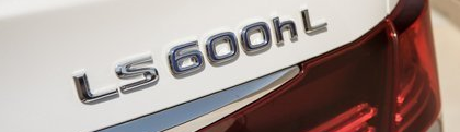 Lexus LS 600h L badge, Confusing Car Names 