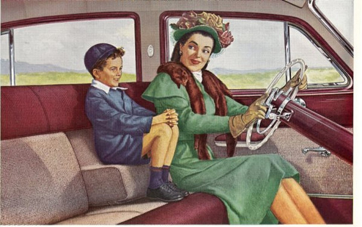 1949 Fraser, before child seats