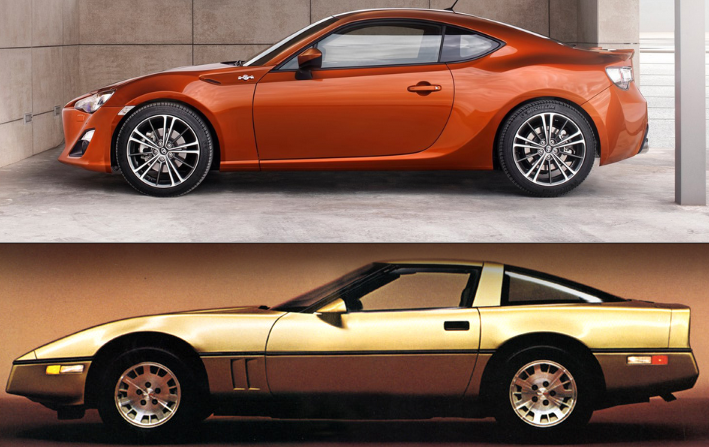 Corvette versus Scion, Scion versus Corvette
