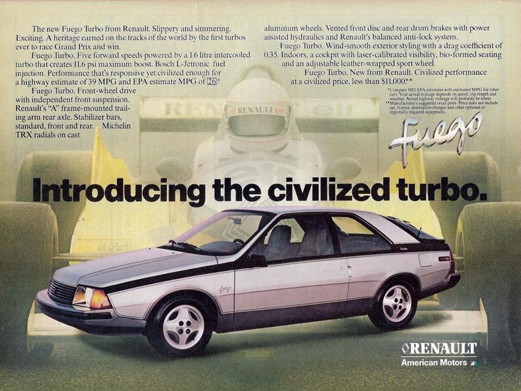 My name is Don Sikora, and I'm a recovering Renault Fuego owner. | The