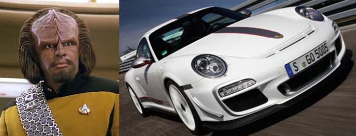 Porsche 911 GT3 4.0, Star Trek Cast