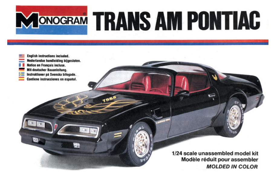 MPC  '77  Pontiac Trans Am  Silver Promo Model Kit  NIB 1:25 Scale 316H