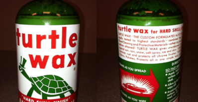Antique Turtle Wax bottles