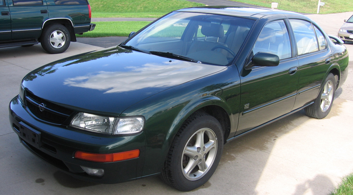 green nissan maxima