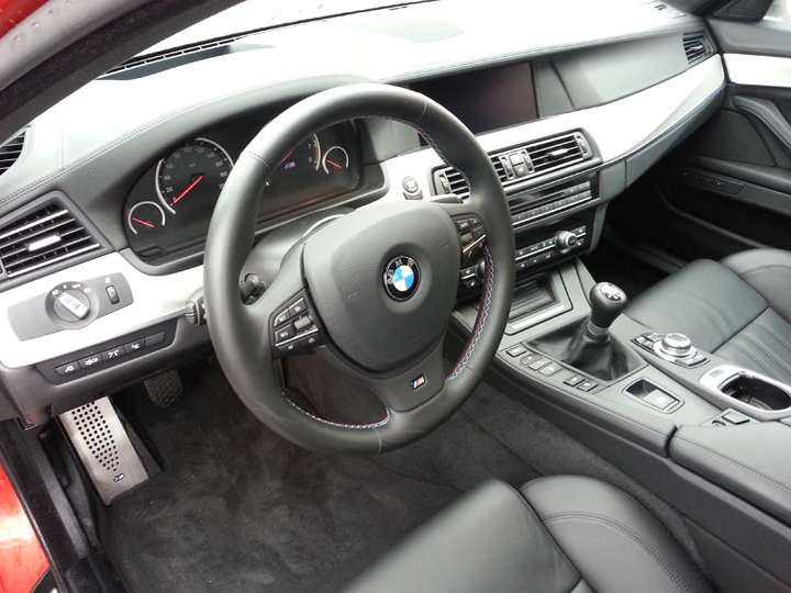 Inside the BMW M5