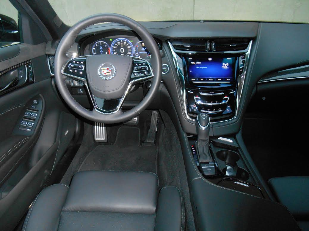2014 Cadillac STS sedan interior