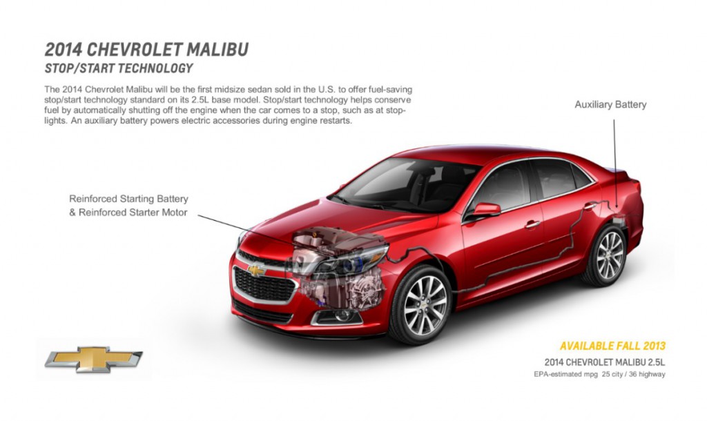 2014 Chevrolet Malibu, Stop/Start 