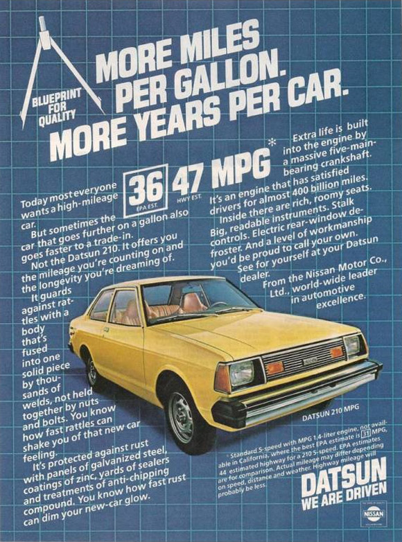 1981 Datsun Ad