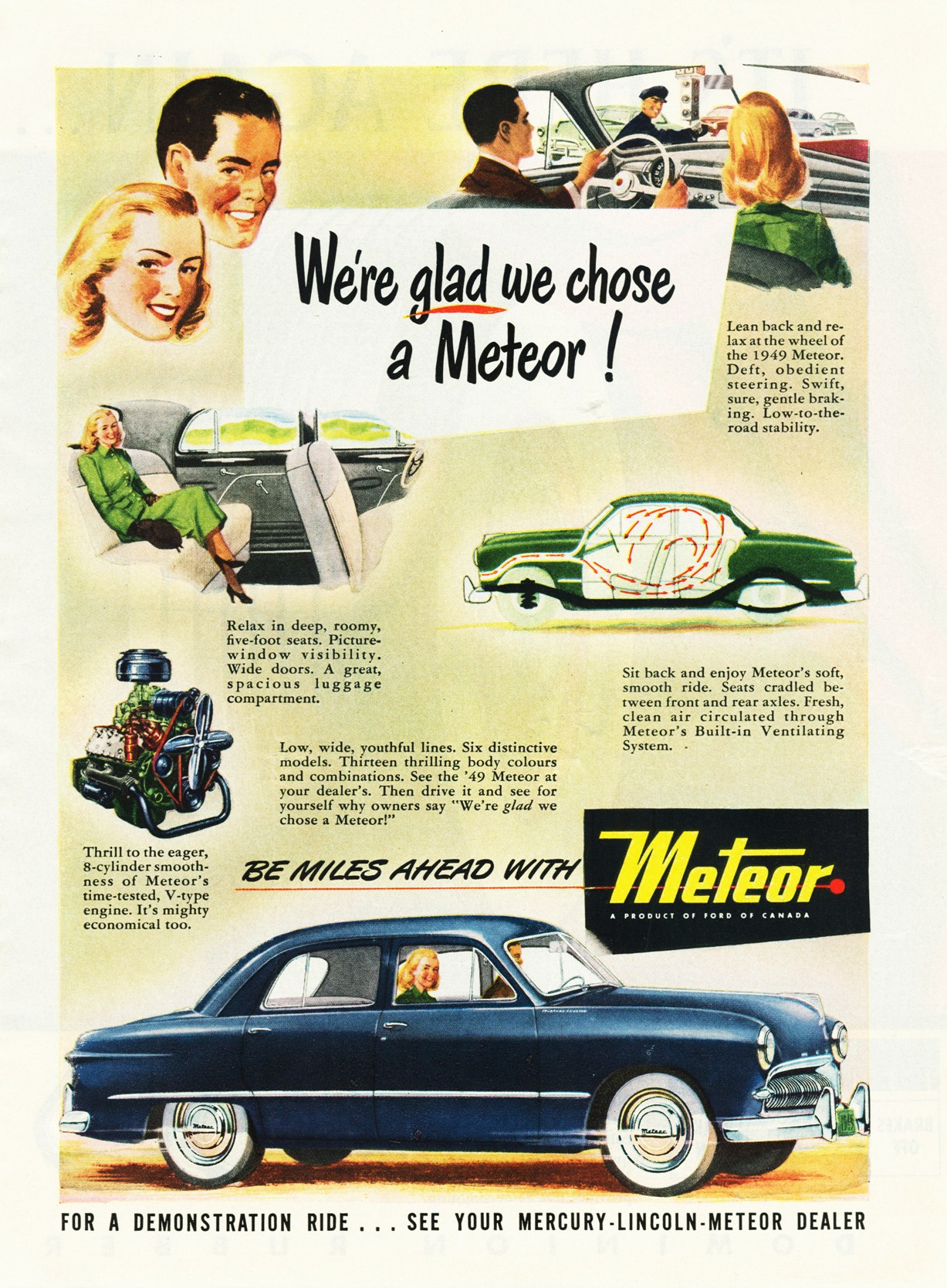 1949 Meteor Ad 