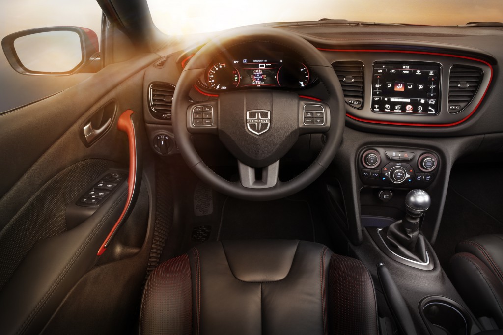 2014 Dodge Dart GT interior 