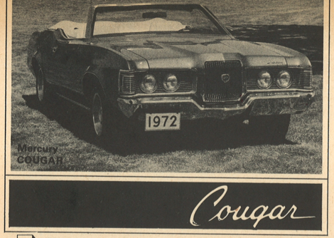 1972 Mercury Cougar 