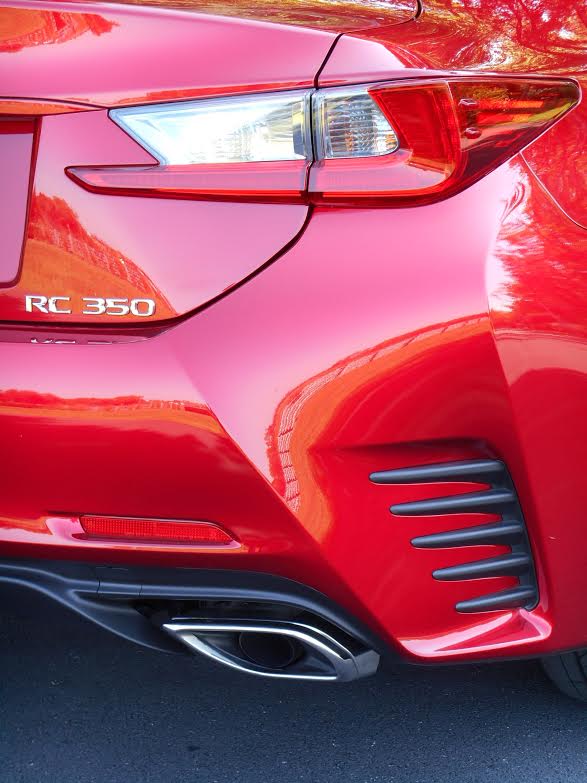 2015 Lexus RC 350 rear 