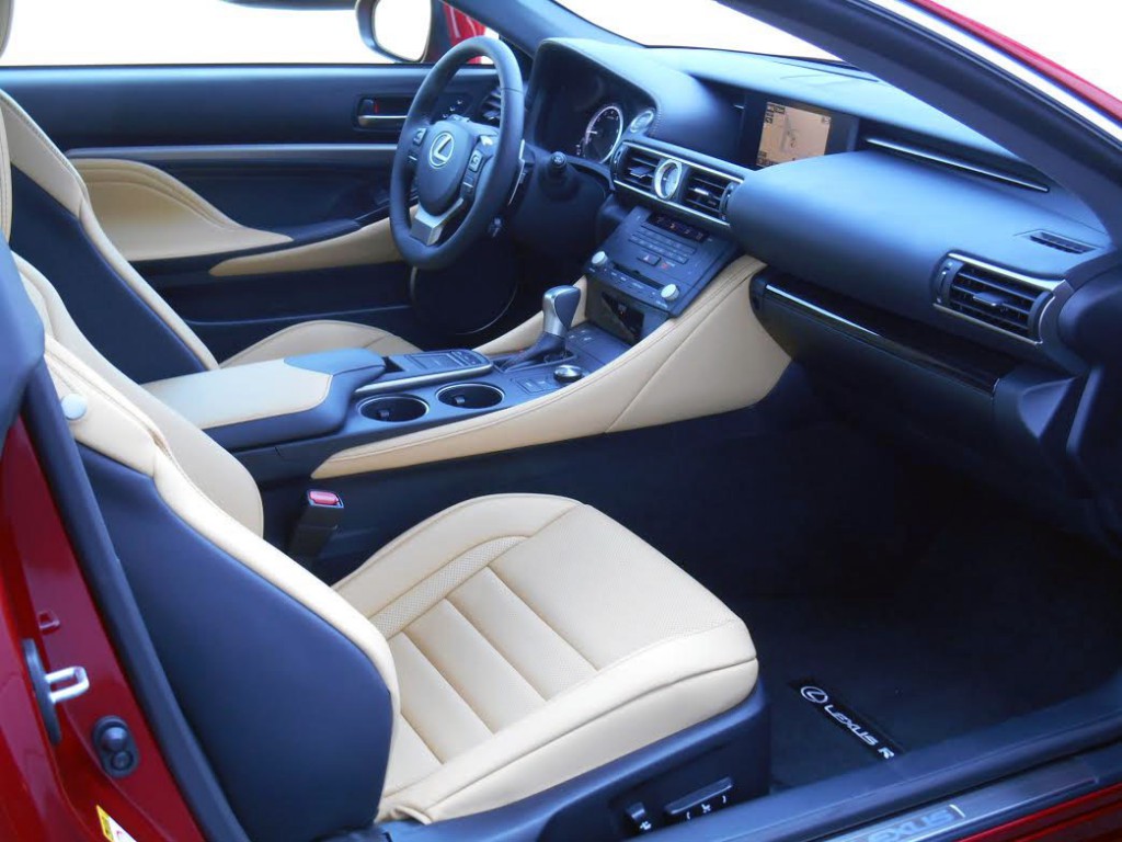 2015 Lexus RC 350 interior