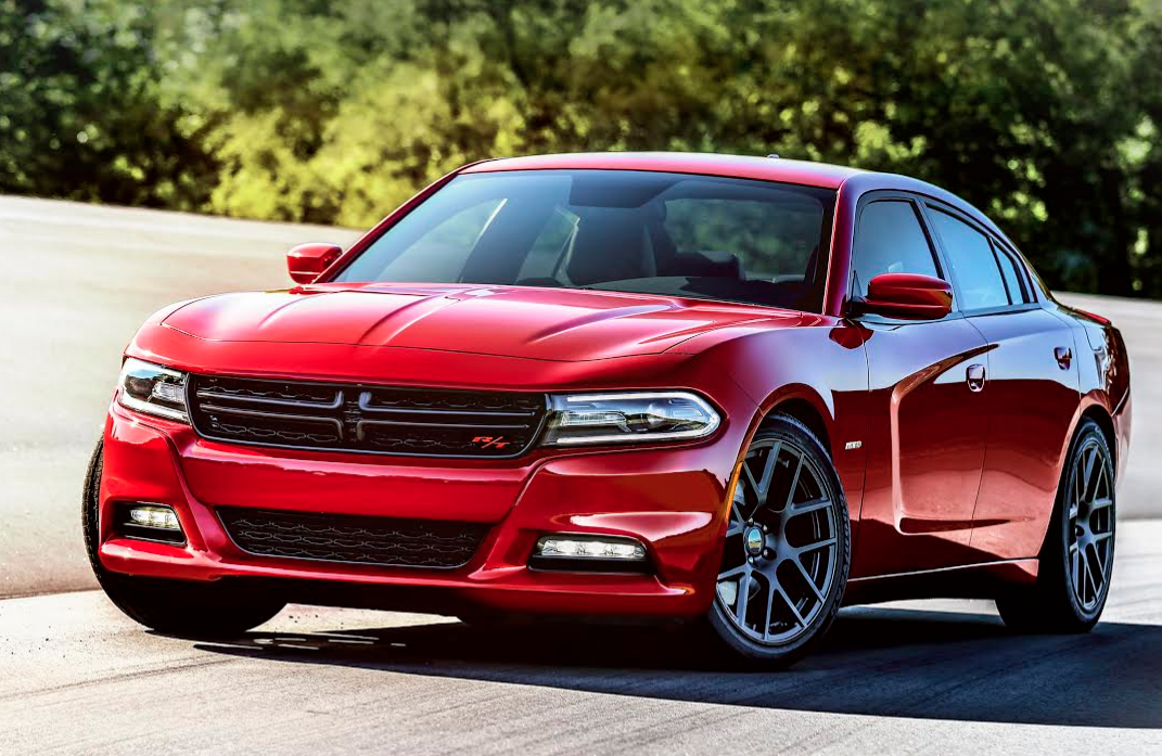 dodge charger in living room