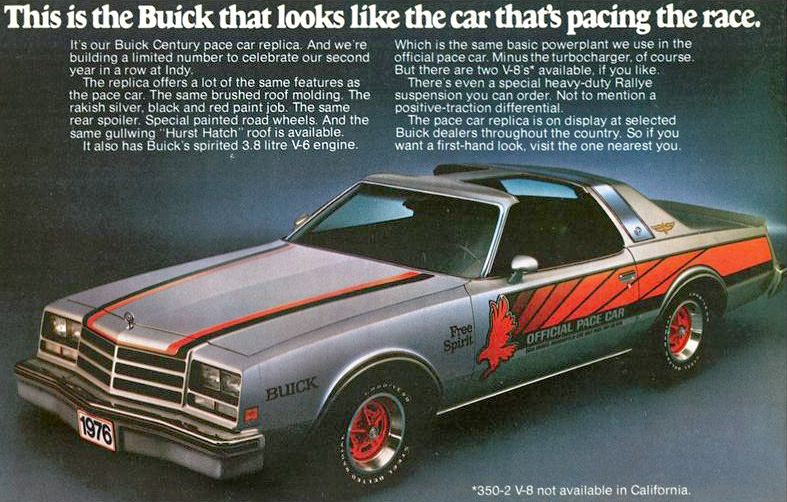 1976 Buick Century Pace Car 