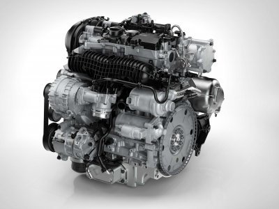 Volvo's Drive-E T6 2.0-liter 4-cylinder engine
