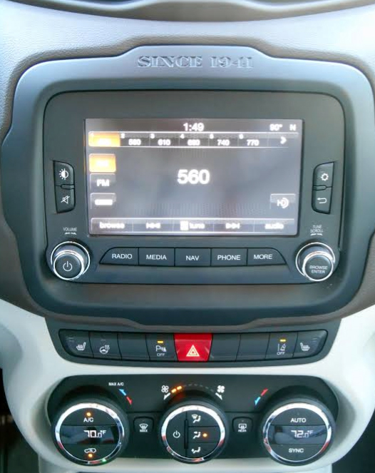 Jeep Renegade Console 