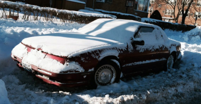 Snow-Bound Vehicle