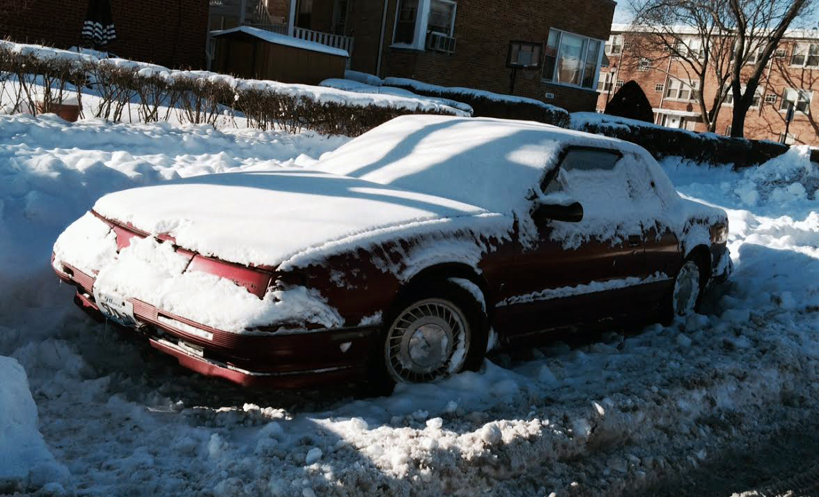 Snow-covered Trofeo, Snow-Bound Vehicle