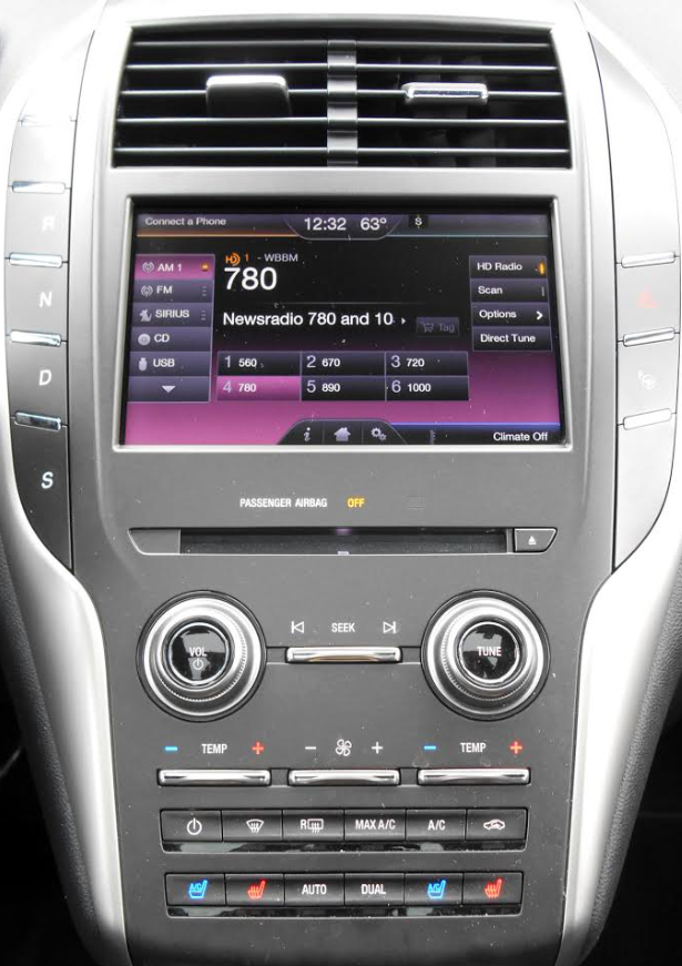 Lincoln MKC Console 