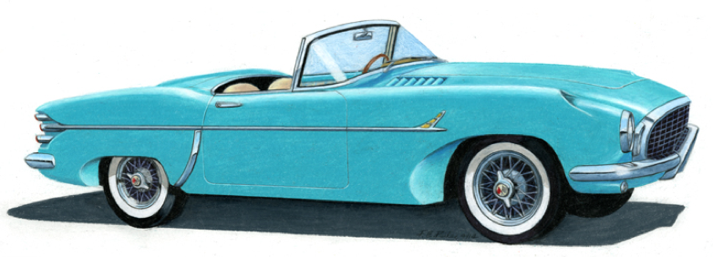 1953 Corvette by Ford 