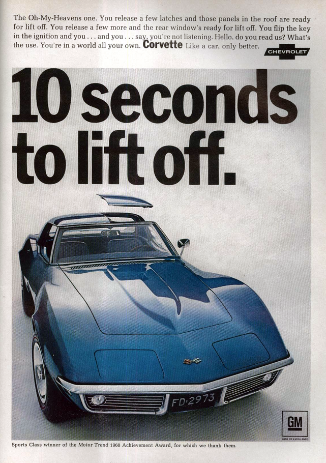 1968 Corvette Ad 