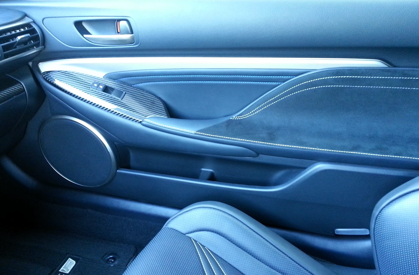 Lexus RC-F door panel 