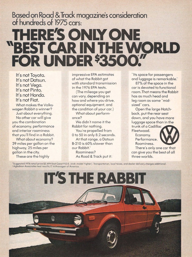 1976 Volkswagen Rabbit 