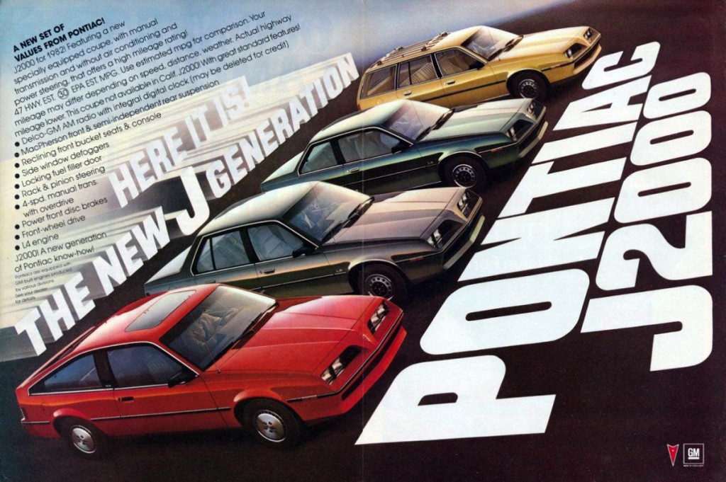 1982 Pontiac J2000, 1982 General Motors J-Cars