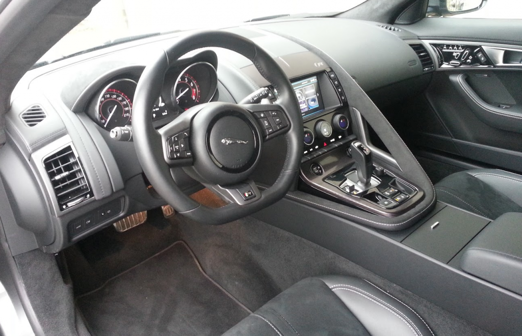 jaguar f type r coupe interior