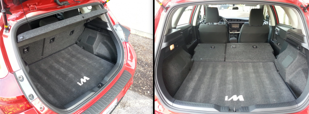 Scion iM cargo area 