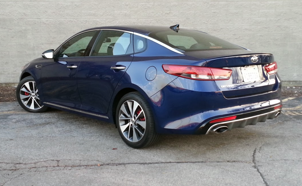 2016 Kia Optima, rear view