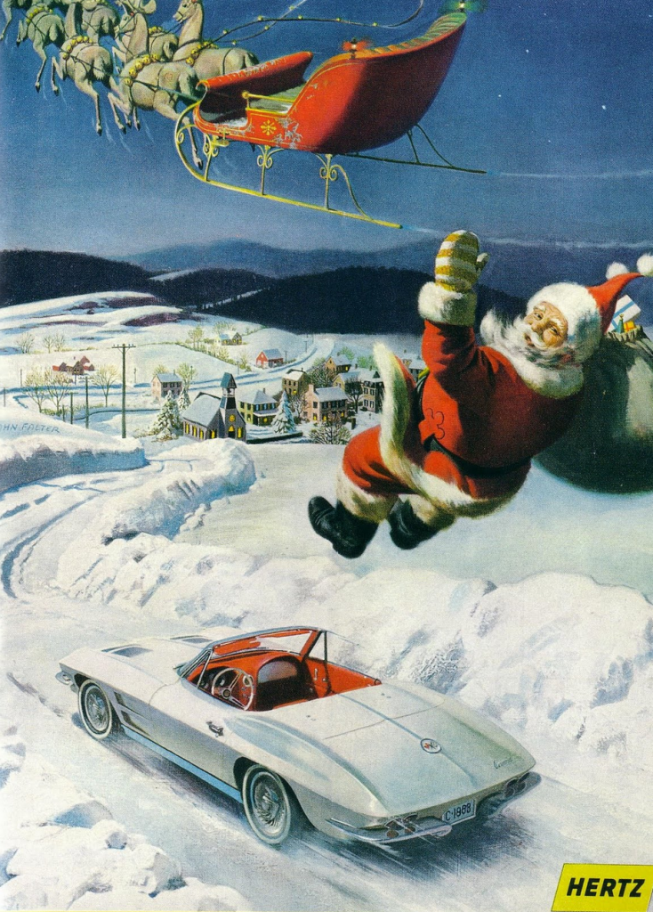1968 Hertz Corvette ad 