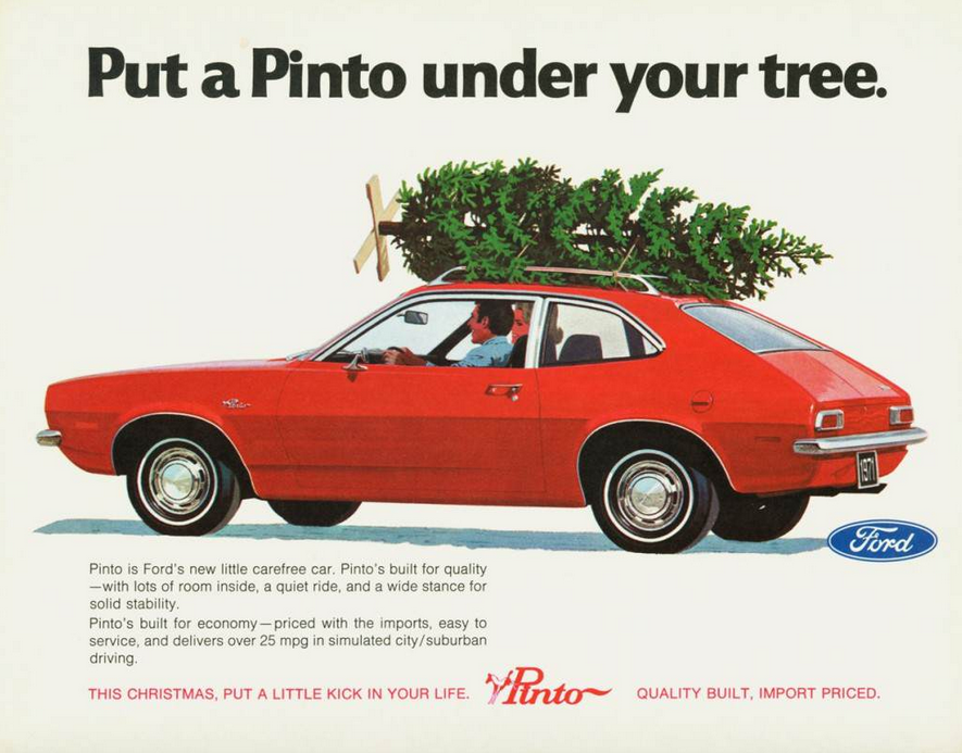 1971 Pinto Christmas ad 