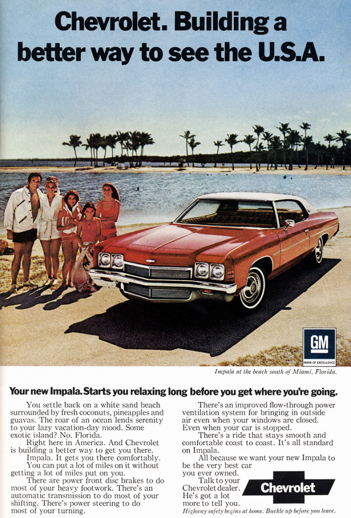 1972 Chevrolet Impala Ad 