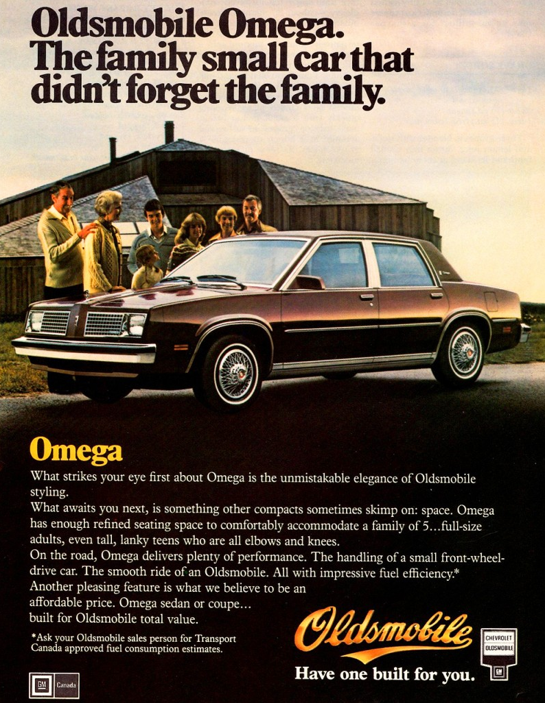 1983 Oldsmobile Omega Ad 