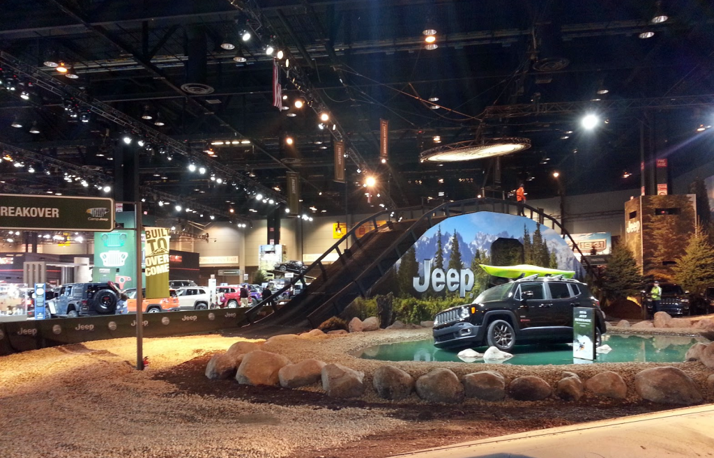 Jeep Display at the 2016 Chicago Auto Show 