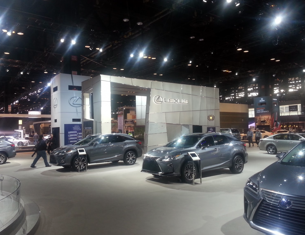 Lexus Display at the 2016 Chicago Auto Show 