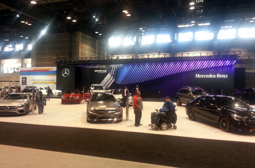 Mercedes-Benz Display at the Chicago Auto Show