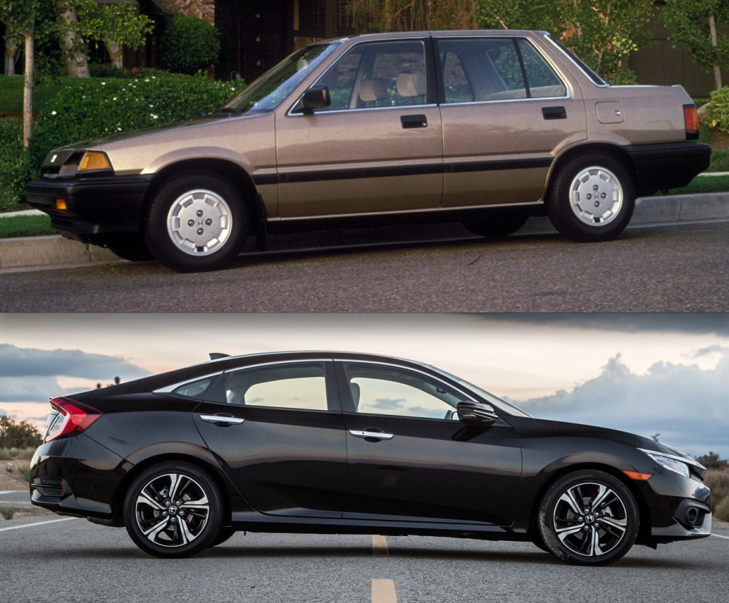 Honda Civic Growth Curve: 1986 Versus 2016 | The Daily Drive | Consumer Guide® The Daily Drive ...