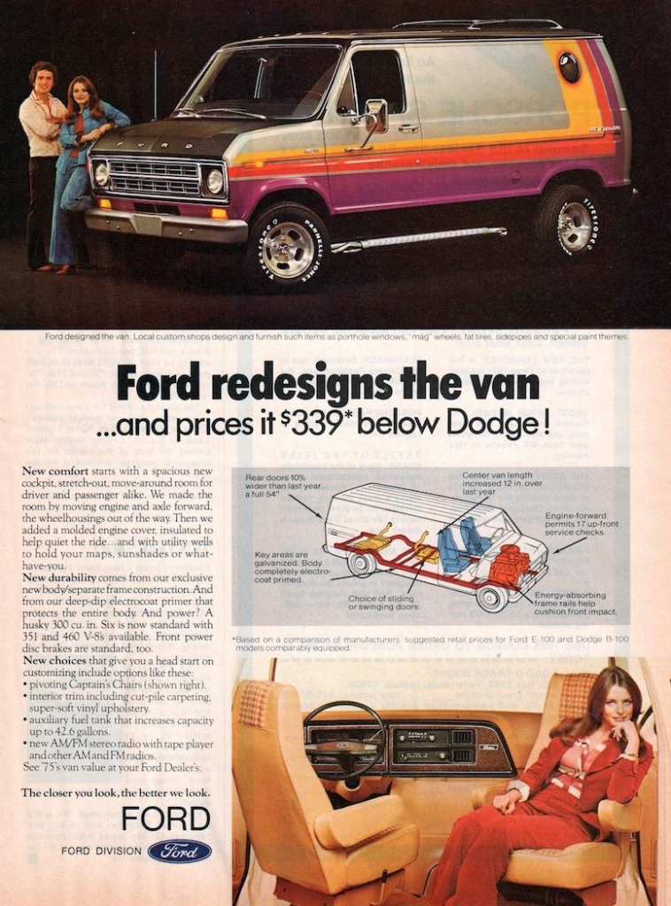 70s ford van