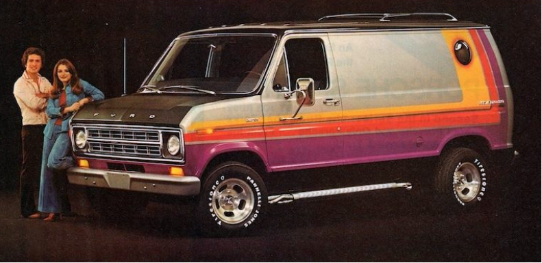 the van 1977 waterbed