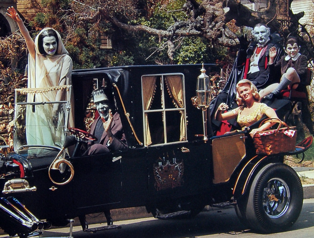 Munsters Koach with cast, What Was The Munsters Car