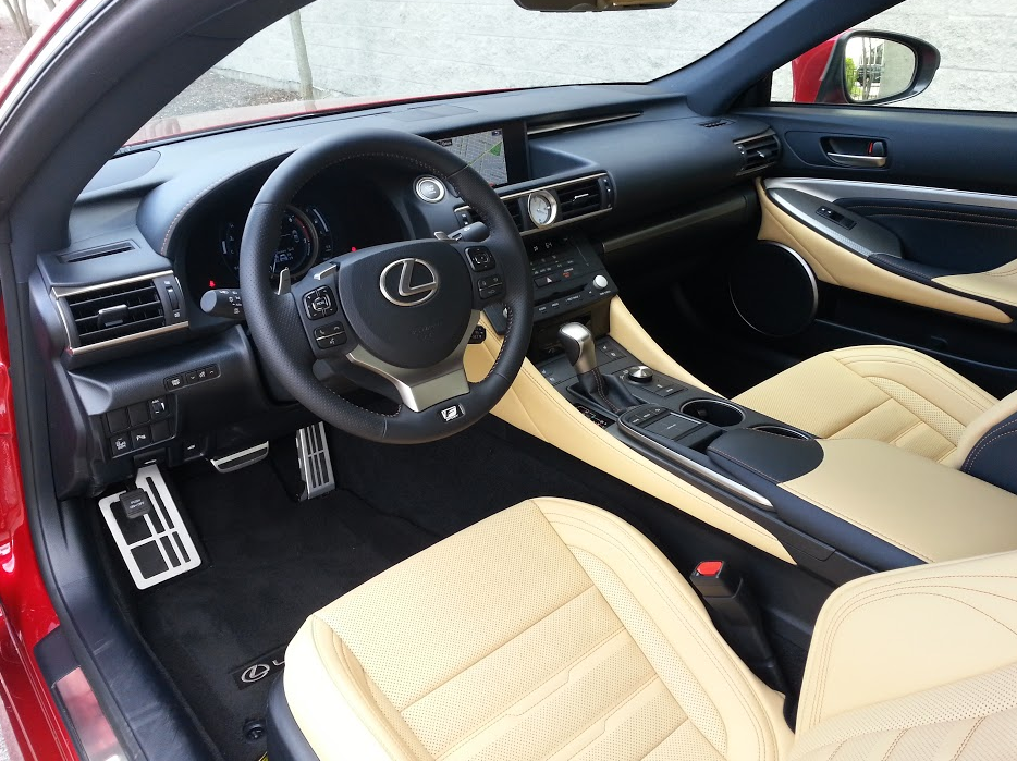 2016 Lexus RC 200t interior 