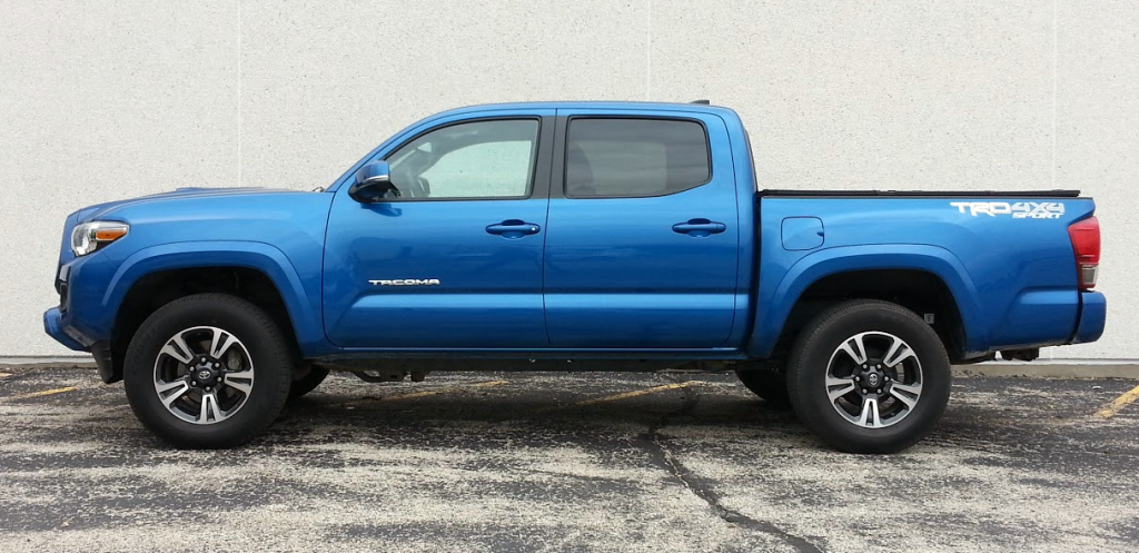 2016 Toyota Tacoma in Blazing Blue Pearl 