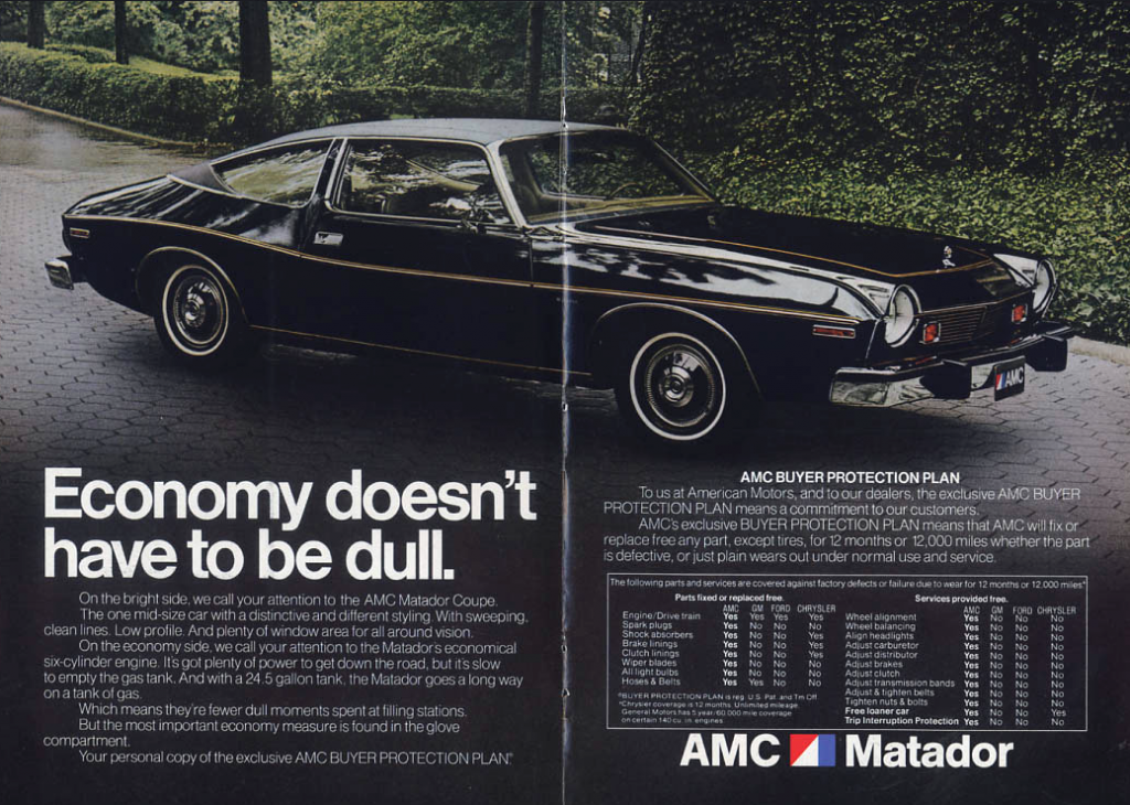 1976 AMC Matador Ad 