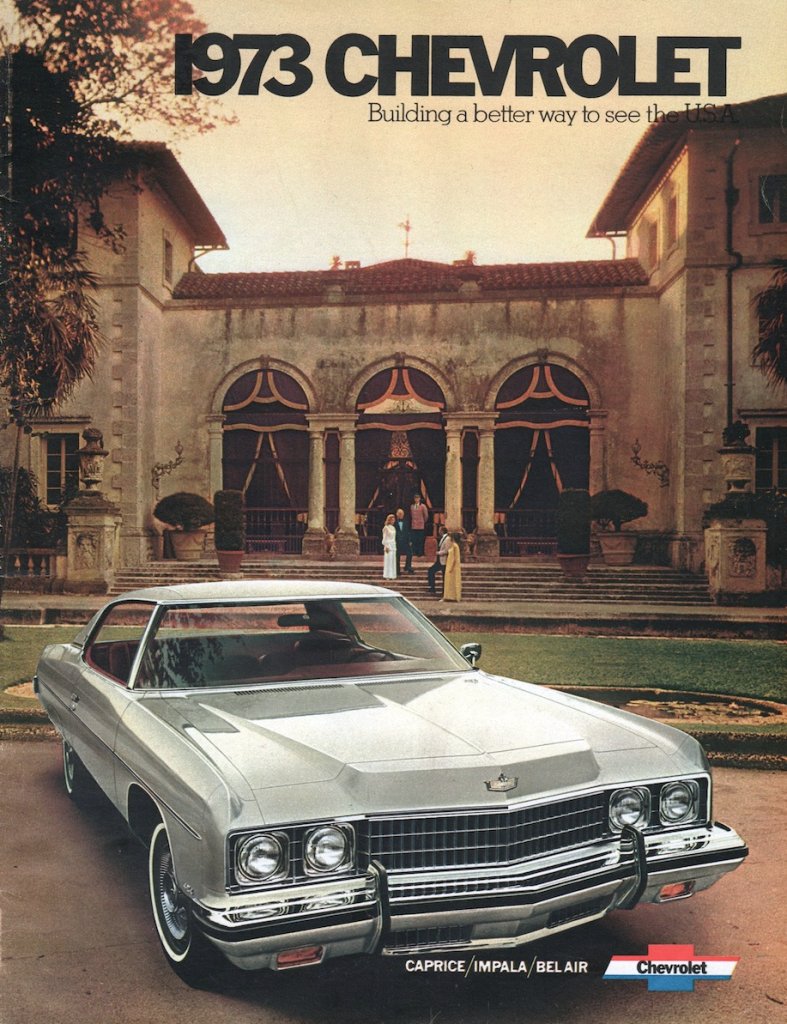 1973 Chevrolet Impala Original Car Sales Brochure