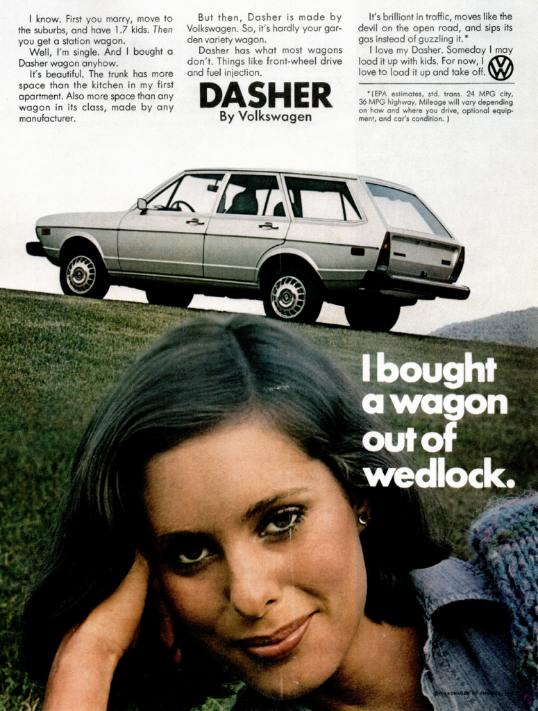 Volkswagen Dasher ad 